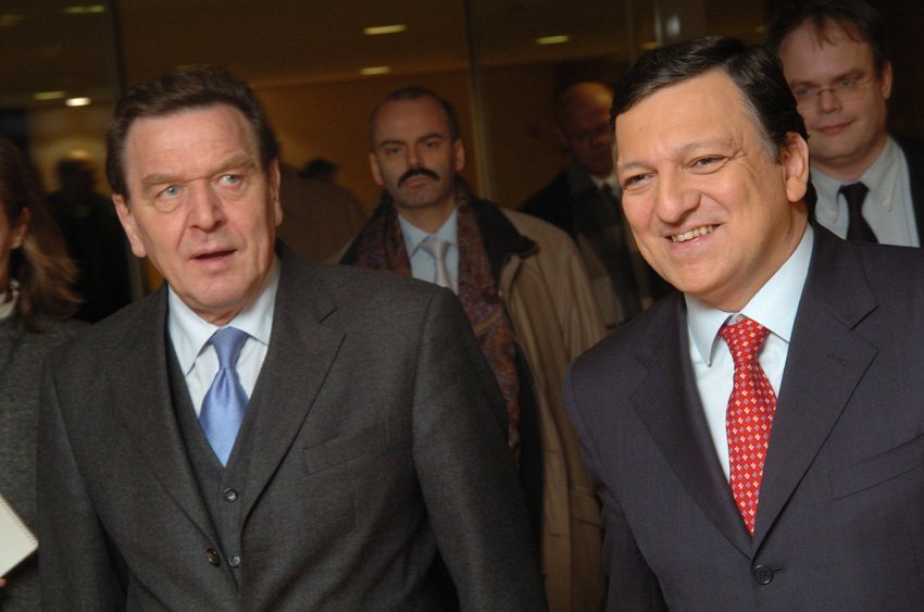 Gerhard Schröder at the EC