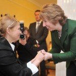 Timoshenko, chi era costei? Yulia Timoshenko con Catherine Ashton