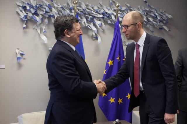 Barroso and Yatsenyuk
