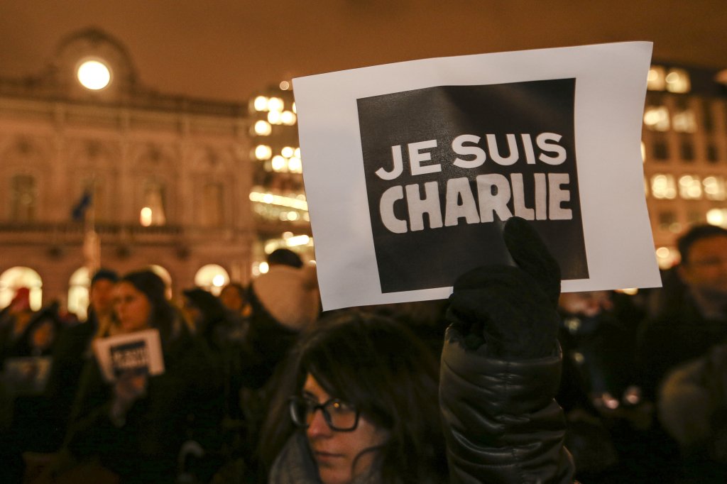 Tribute demonstration for the victims of the attack against Charlie Hebdo