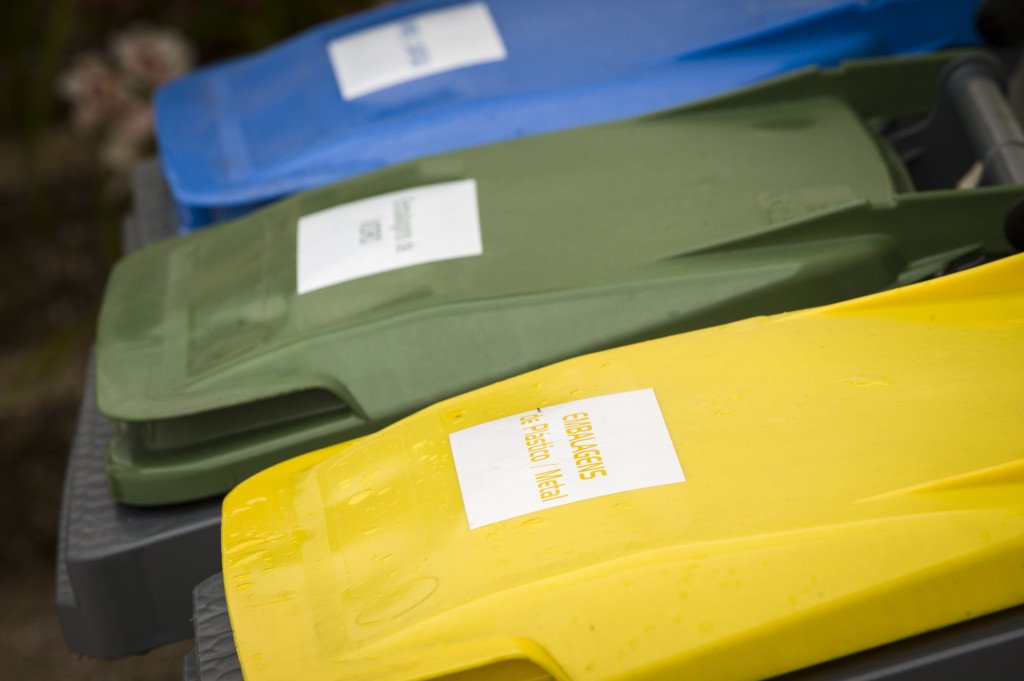 Poubelles de tri sélectif