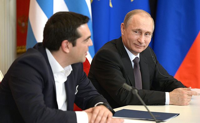 Vladimir Putin e Alexis Tsipras