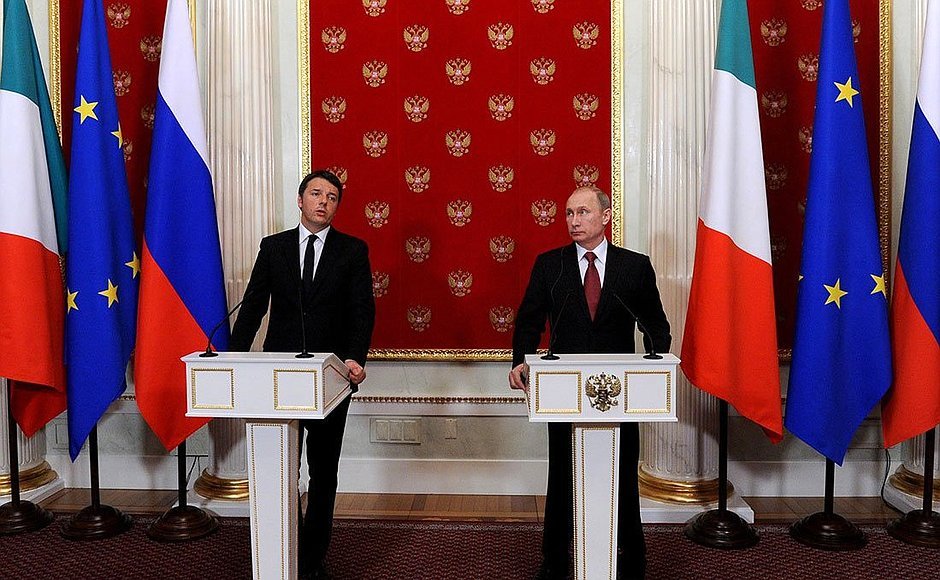Renzi e Putin