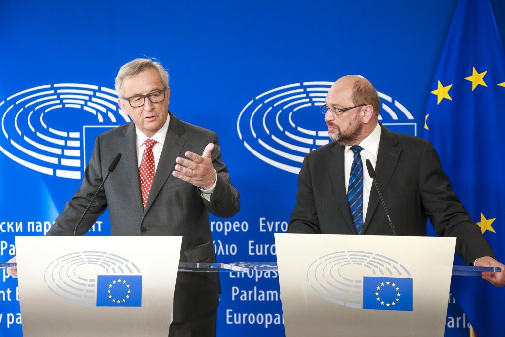 Jean-Claude JUNCKER, Martin SCHULZ - EP President