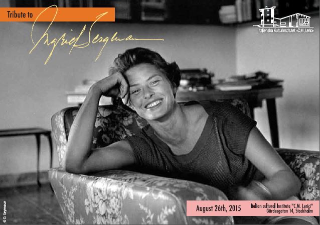 All’IiC svedese Tribute to Ingrid Bergman, poeti del Belpaese al Moderna Museet