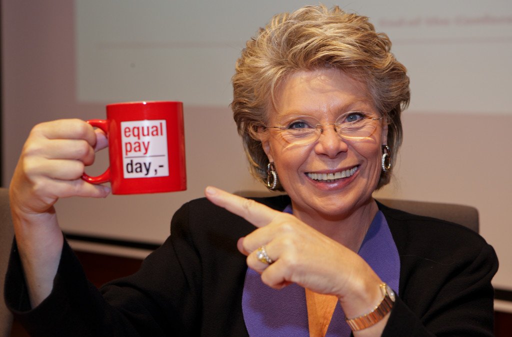 Viviane Reding, Vice-President of the EC in charge of Justice, Fundamental Rights and Citizenship participate at the Conference on Gender Equality.