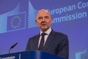 Valdis Dombrovskis Pierre Moscovici Marianne Thyssen