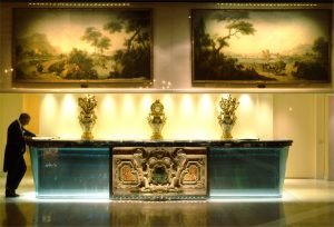 Concierge desk low