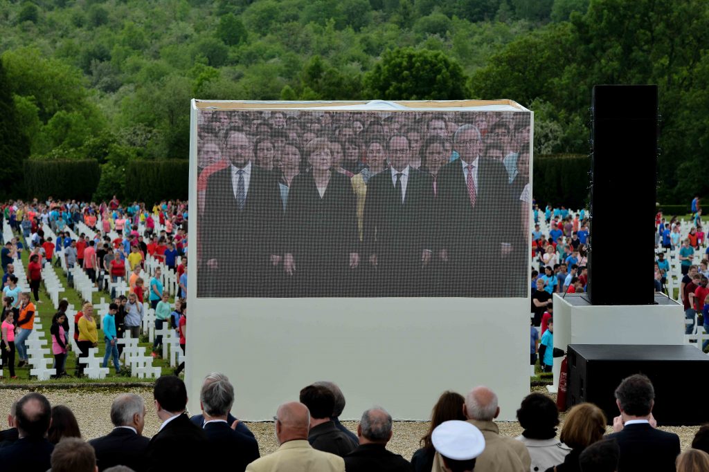 Participation of Jean-Claude Juncker, President of the EC, in the official ceremony for the commemoration of the centenary of the Battle of Verdun