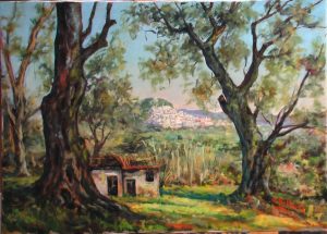 Ulivi e paesaggio 3A