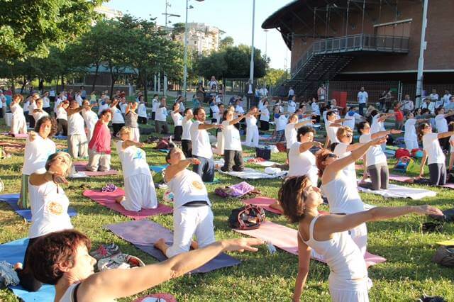 Giornata Mondiale dello Yoga Ambasciata India Roma Giornata Mondiale dello Yoga Ambasciata India Roma