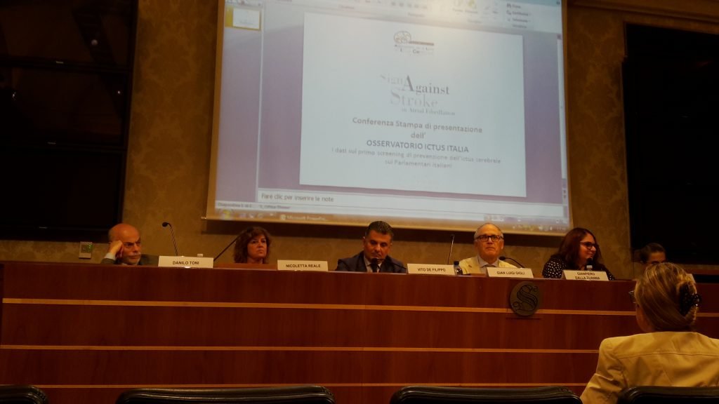 Screening a 334 legislatori italiani a rischio di ictus cerebrale