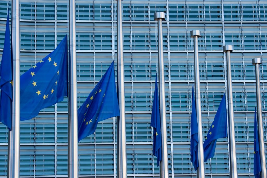 European flags fly at half-mast, earthquake, Italy
