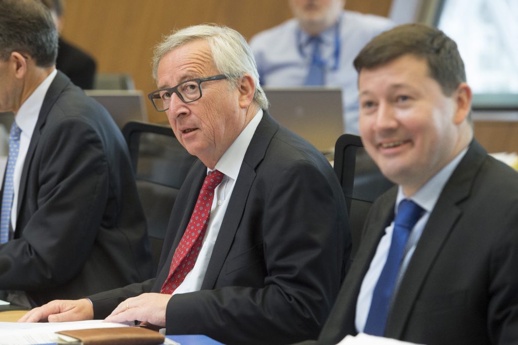 Weekly meeting of the Juncker Commission