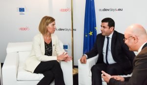 Selahattin Demirtaş con Federica Mogherini
