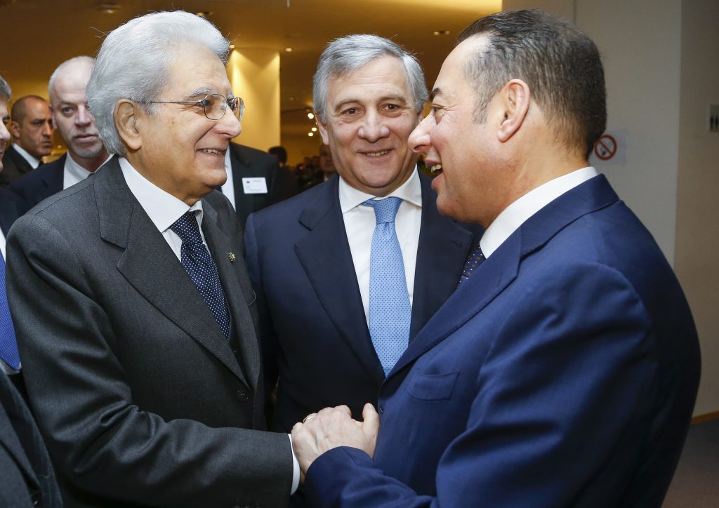 Sergio MATTARELLA, Antonio TAJANI, Gianni PITTELLA
