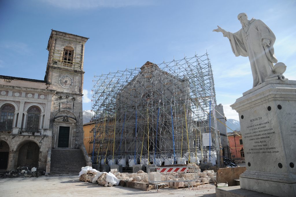 Corina Cretu in Norcia and Cascia on February 11, 2017