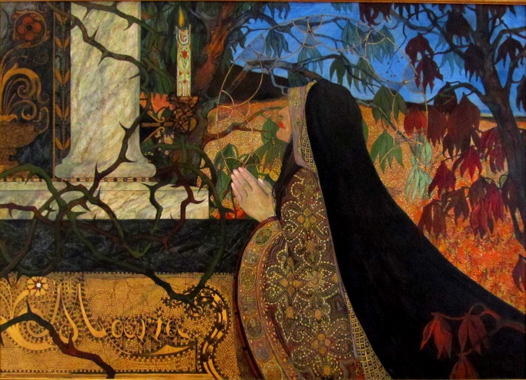 10 - Carl Strathmann, Maria, 1897, olio su tela, Weimar, Kunstsammlung