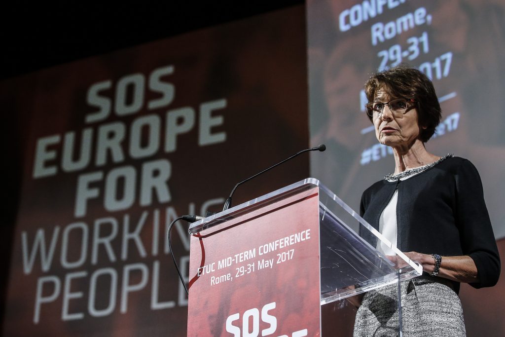 Visit by Marianne Thyssen in Rome