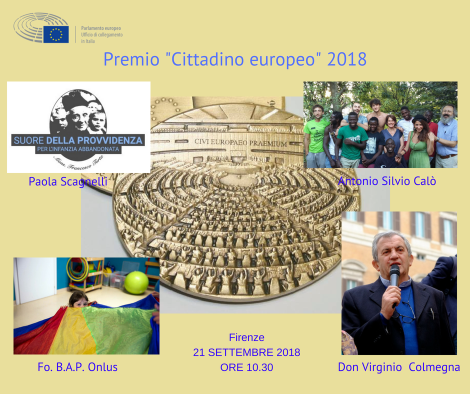 Consegnati a Firenze i premi “Cittadino europeo”