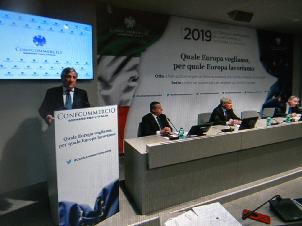 Confcommercio incontra i leader politici: “l’Europa che vogliamo”