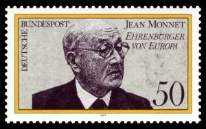 Francobollo commemorativo Monnet