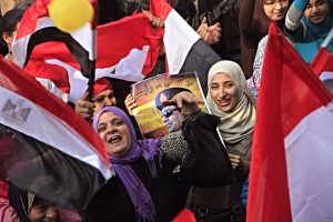 Manifestanti pro Al-Sisi