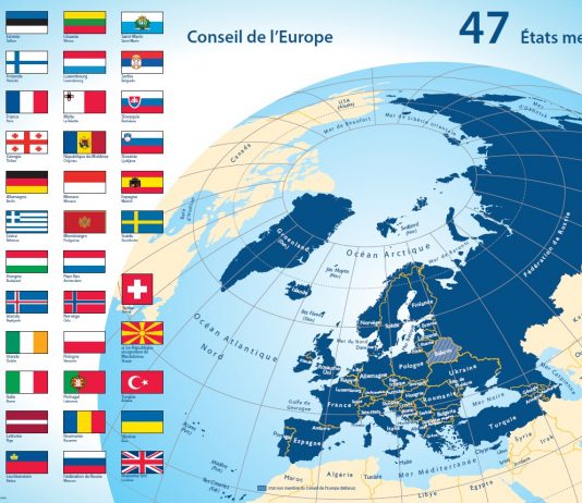 Due nuovi francobolli del Consiglio d’Europa da la Poste francese