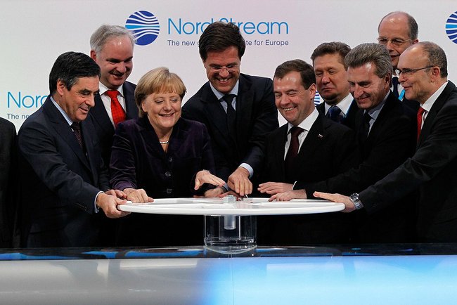Nord Stream ceremony Nord Stream 2