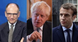Super League Letta, Johnson e Macron