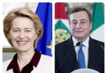 Von der Leyen – Draghi, l’unione fa la forza. I 2 leader si fanno sentire von der Leyen