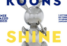 Jeff Koons irrompe a Palazzo Strozzi, Firenze, con Shine Jeff Koons