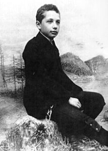 Un giovane Albert Einstein