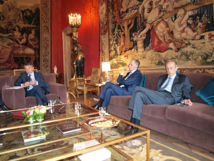 Christian Masset e Piero Fassino Roma