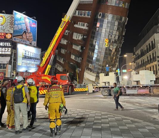 Taiwan, sale il bilancio dei feriti e dei dispersi Taiwan