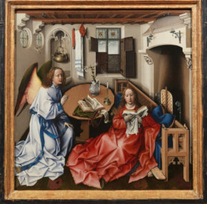 Giglio-Bottega-di-Robert-Campin-Trittico-dellAnnunciazione