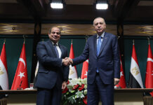 Il presidente egiziano al-Sisi in visita ufficiale in Turchia Al-Sisi