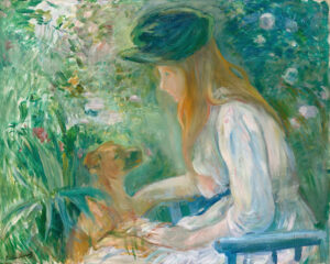 Berthe_Morisot_Ragazza_con_cane