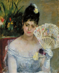 Berthe-Morisot_Donna-con-ventaglio-Al-ballo