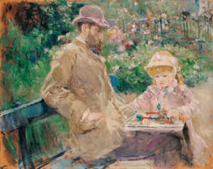 Berthe-Morisot_Eugene-Manet-e-sua-figlia-nel-giardino-di-Bougival