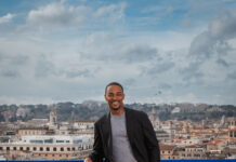 Anthony Mackie a Roma per presentare il nuovo Captain America Mackie