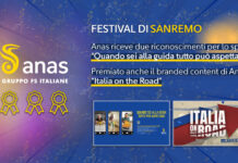 A Sanremo premiata l’Anas Anas