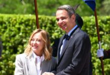 Meloni incontra Mitsotakis a Roma Italia Grecia