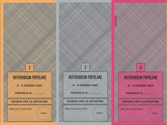 Referendum, quali e di che colore sono le schede Referendum