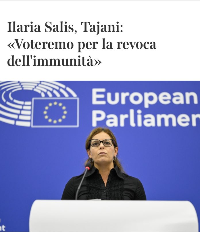 Copertina immunità parlamentare Ilaria Salis