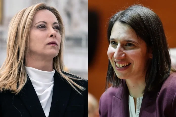 Meloni Schlein Meloni vs Schlein geopolitica