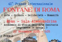 Premio Fontane di Roma 2025: cultura e solidarietà