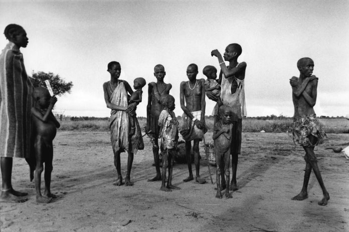 Agence VU Sudan bambini scuola carestia