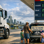 Australia taglia le tasse sul carburante per 3 mesi Australia taglia tasse carburante