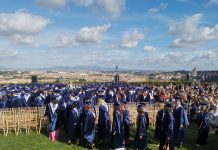 Laurea honoris causa al Nobel Parisi e al pres. JCU Pavoncello Parisi Pavoncello